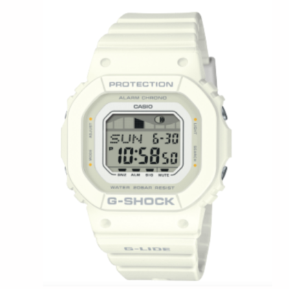 CASIO G-SHOCK GLX-S5600-7B WHITE BIO-BASED RESIN BAND DIGITAL WOMEN WATCH